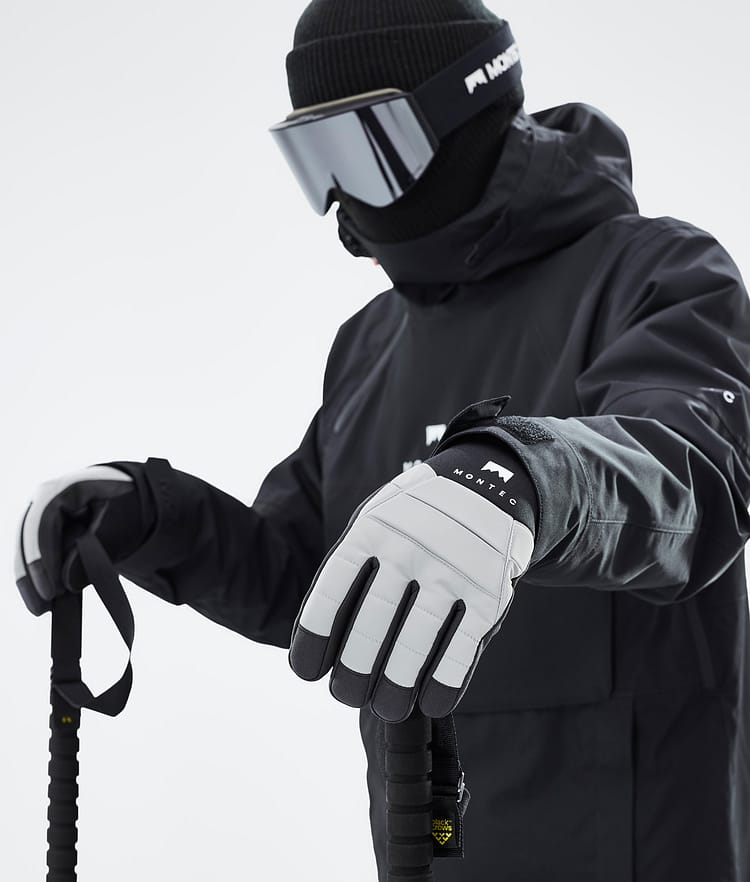 Kilo 22 Ski Gloves Light Grey, Image 3 of 5