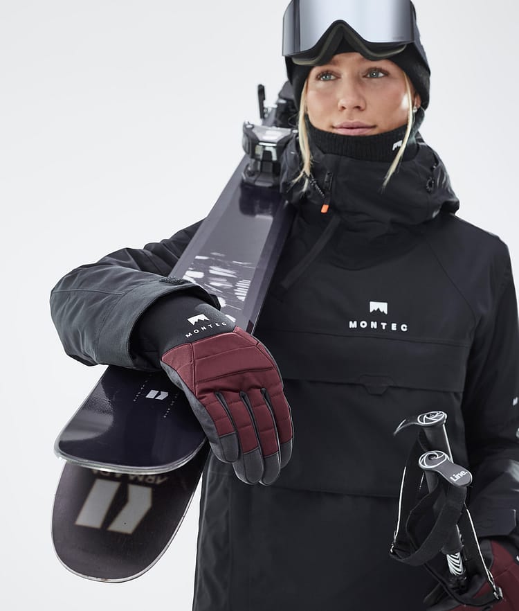 Kilo 22 Ski Gloves Burgundy, Image 3 of 5
