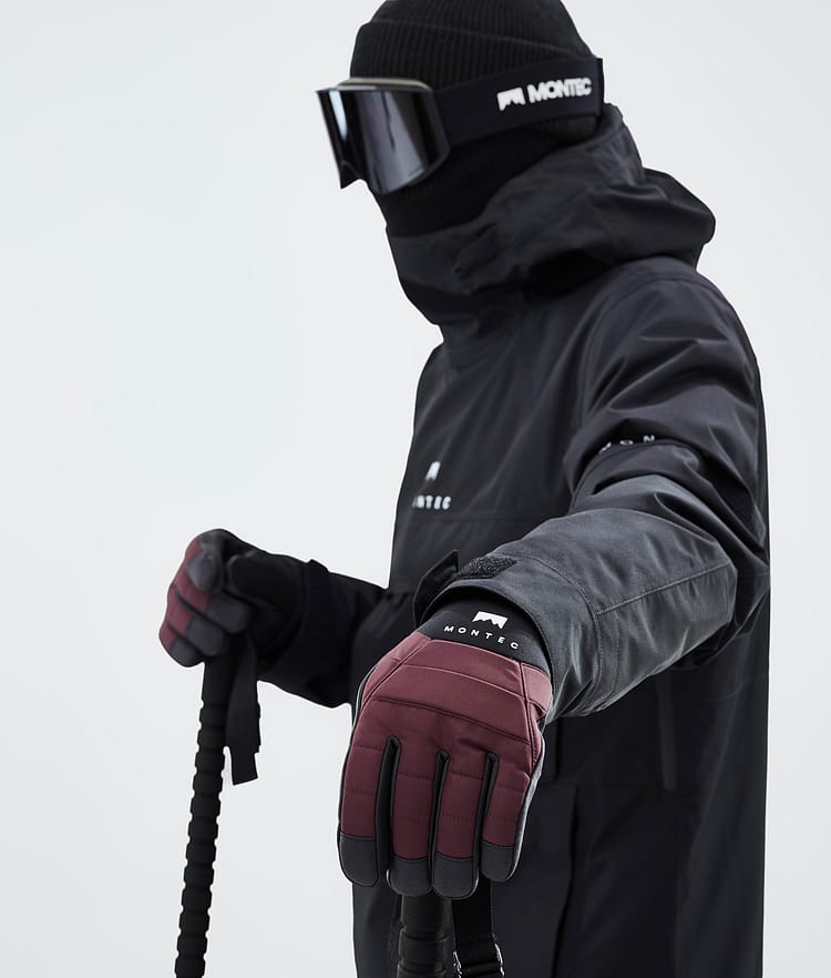 Kilo 22 Ski Gloves Burgundy, Image 4 of 5