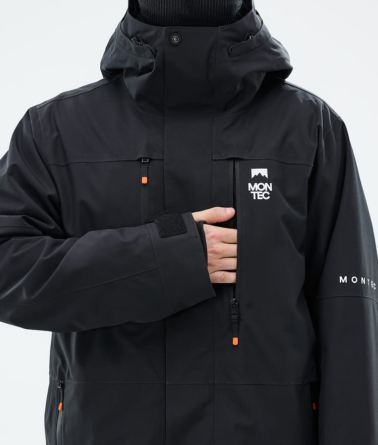 Montec Fawk Snowboard Jacket Men Black, Image 8 of 9