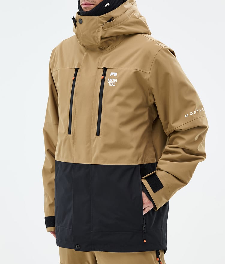 Montec Fawk Snowboard Jacket Men Gold/Black, Image 7 of 9