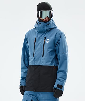 Montec Fawk Snowboard Jacket Blue Steel/Black
