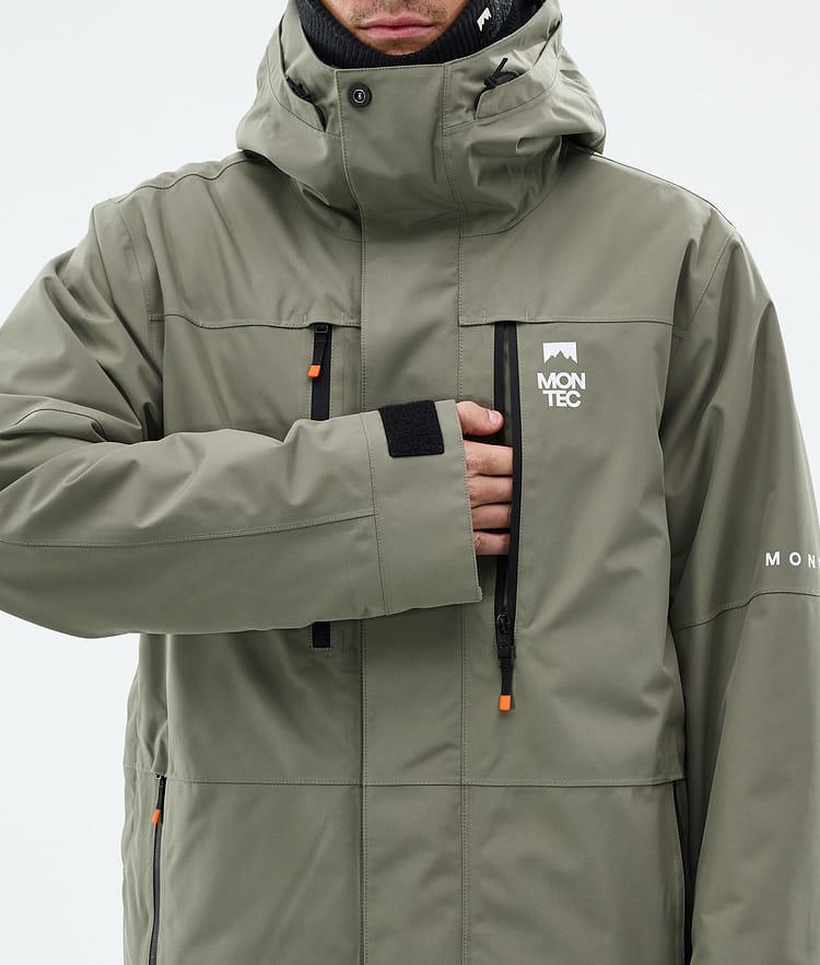 Montec Fawk Snowboard Jacket Men Greenish, Image 8 of 9