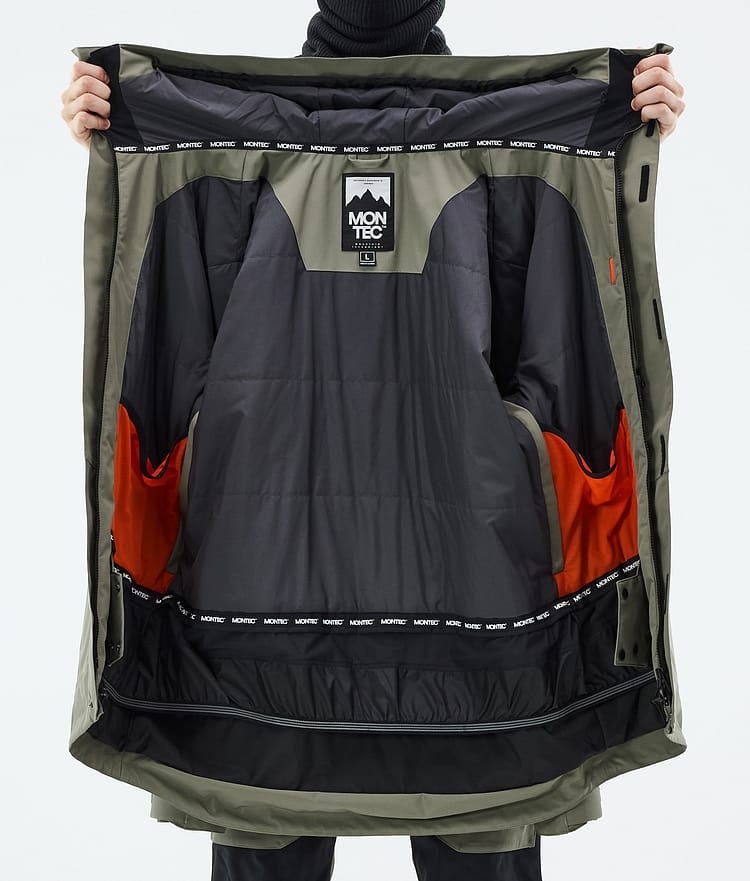 Montec Fawk Snowboard Jacket Men Greenish, Image 9 of 9