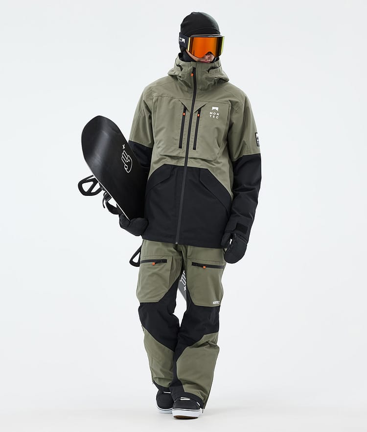 Montec Arch Snowboard Jacket Men Greenish/Black Renewed, Image 2 of 9