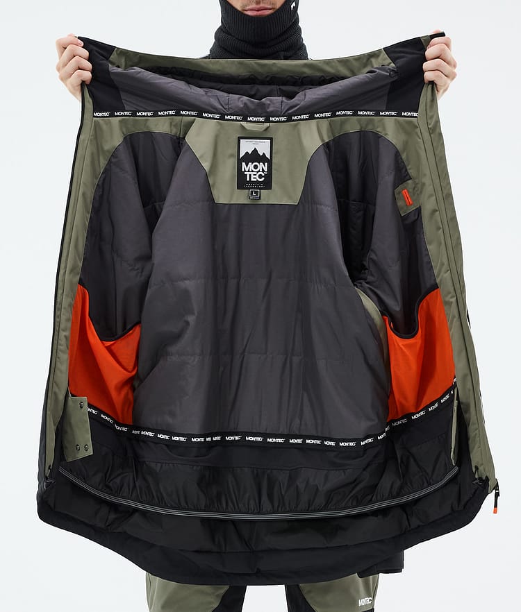 Montec Arch Snowboard Jacket Men Greenish/Black Renewed, Image 9 of 9
