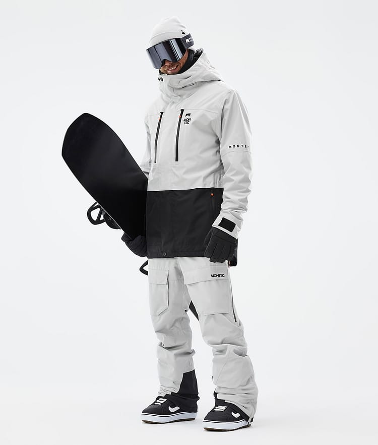 Montec Fawk Snowboardbyxa Herr Light Grey, Image 2 of 7