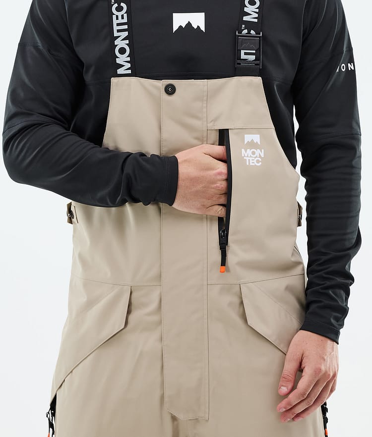 Montec Fawk Snowboard Pants Men Sand/Black, Image 6 of 7