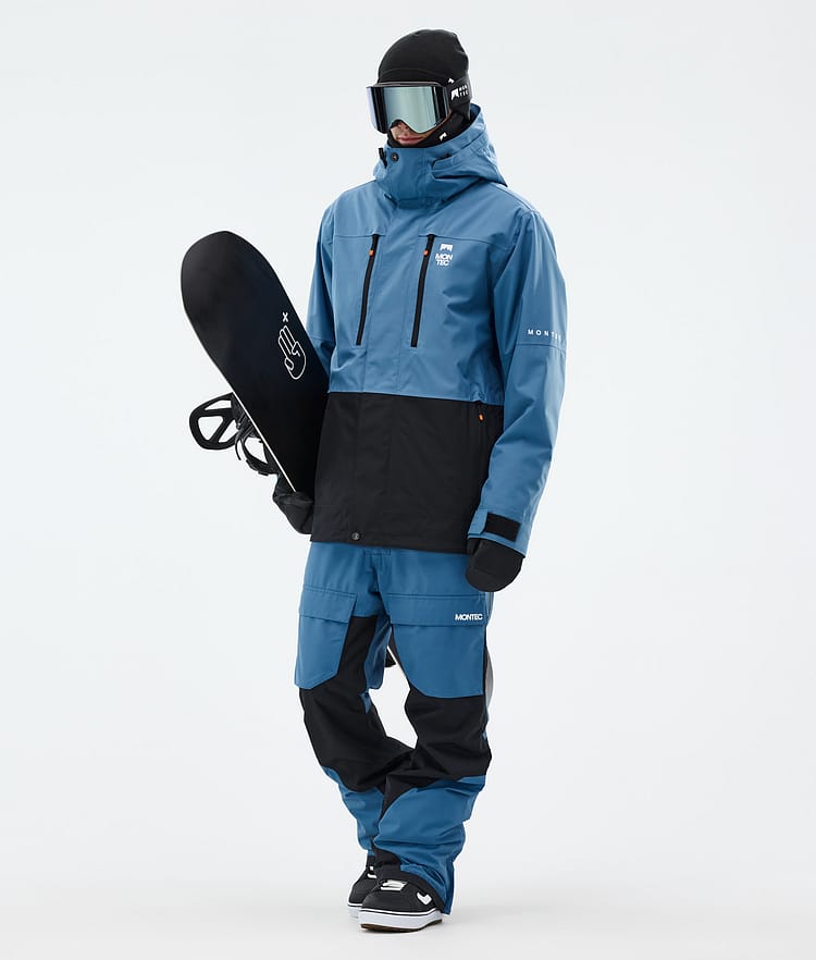 Montec Fawk Snowboardhose Herren Blue Steel/Black, Image 3 of 8