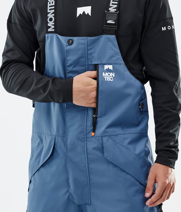 Montec Fawk Snowboardhose Herren Blue Steel/Black, Image 7 of 8