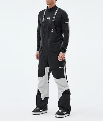 Montec Fawk Snowboard Pants Black/Light Grey Renewed