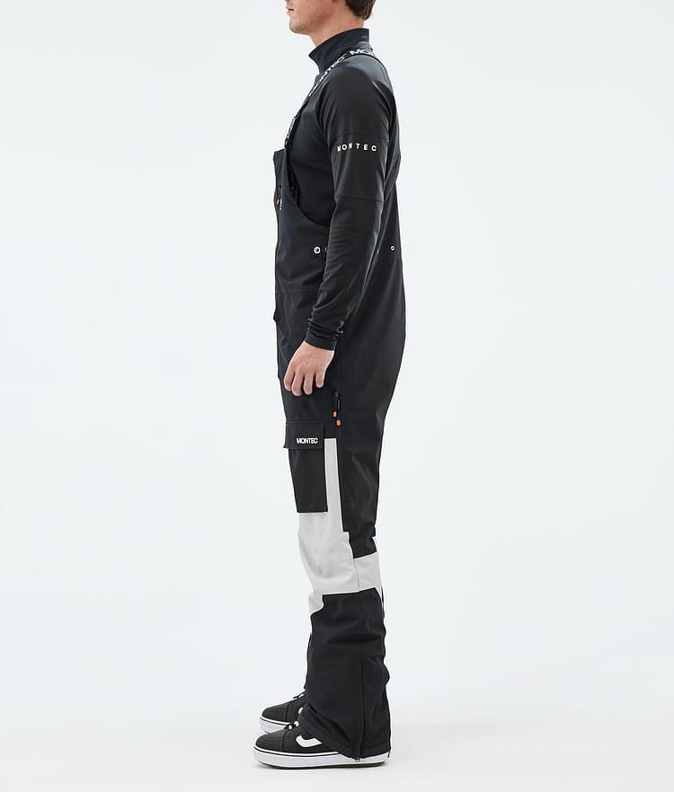 Montec Fawk Snowboardbukse Herre Black/Light Grey, Image 2 of 6
