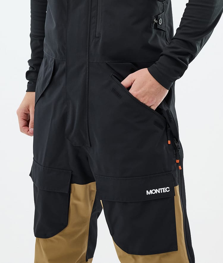 Montec Fawk Snowboard Pants Men Black/Gold, Image 4 of 6