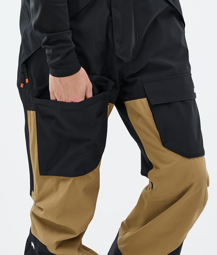 Fawk Ski Pants Men Black/Gold, Image 6 of 6