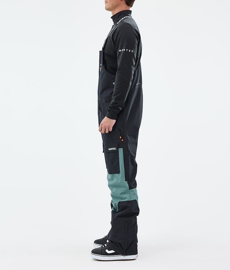 Montec Fawk Snowboard Pants Men Black/Atlantic Renewed, Image 2 of 6