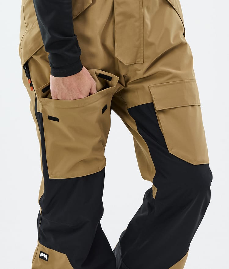 Montec Fawk Snowboard Pants Men Gold/Black, Image 7 of 7