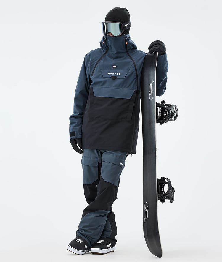 Montec Fawk Snowboard Pants Men Metal Blue/Black, Image 2 of 7