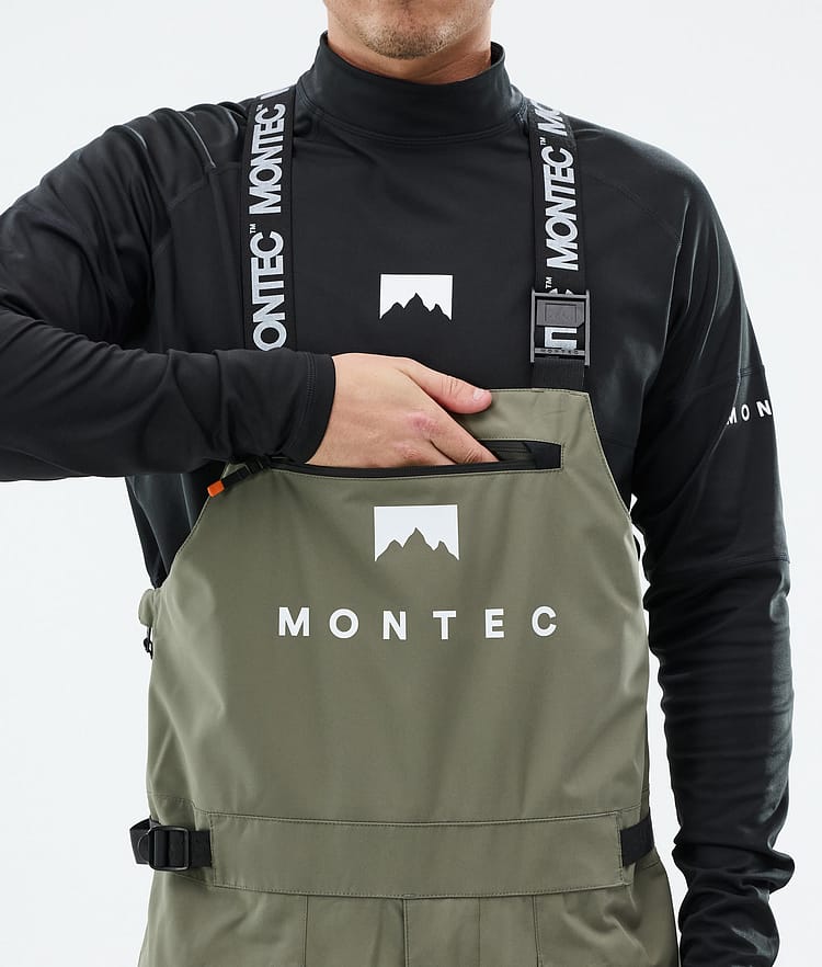 Arch Snowboard Pants Men Greenish/Black, Image 6 of 7
