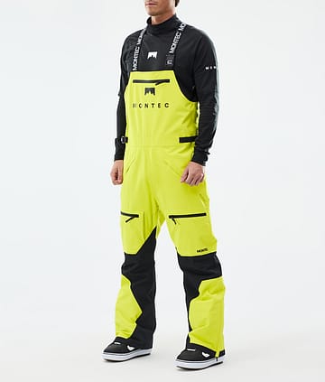 Montec Arch Snowboard Pants Bright Yellow/Black Renewed