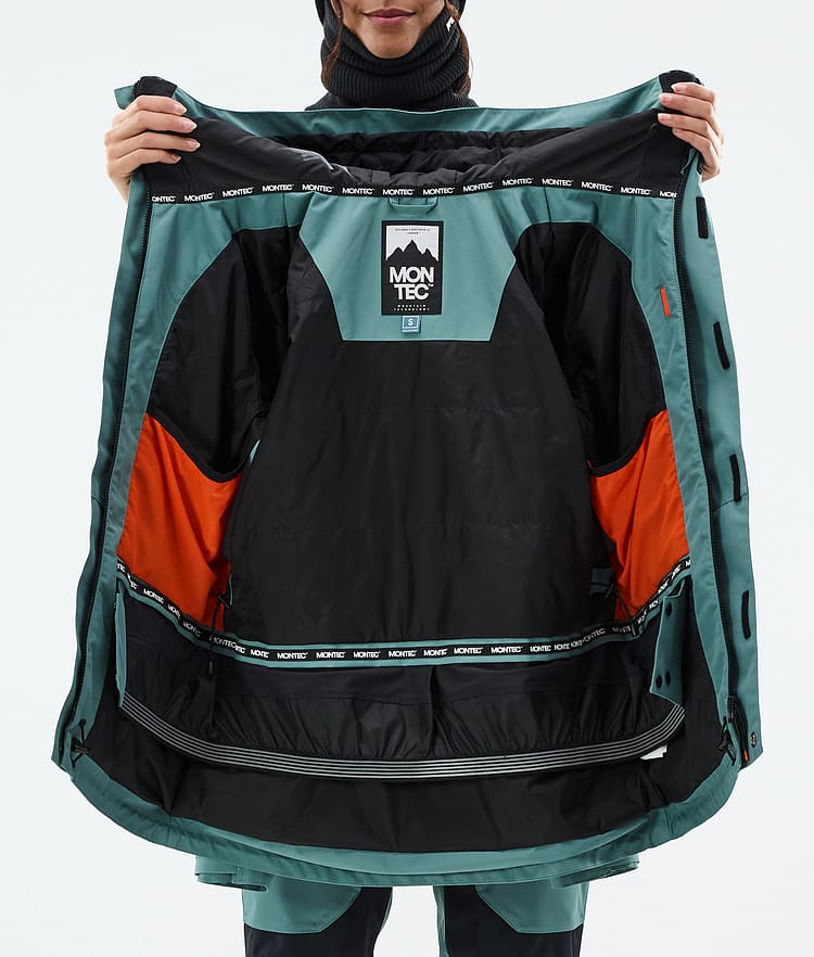 Montec Fawk W Ski Jacket Women Atlantic, Image 9 of 9