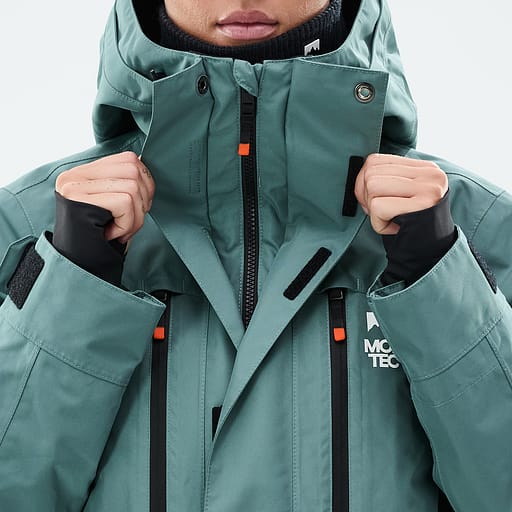 Front Zipper with Double Plackets