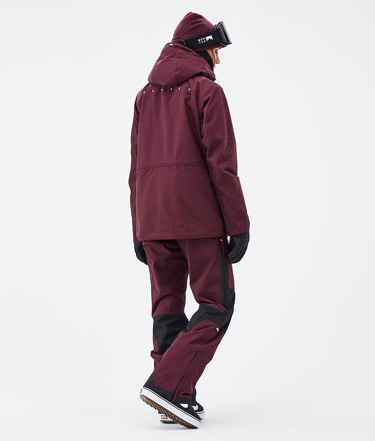 Montec Fawk W Snowboard Jacket Women Burgundy, Image 5 of 10