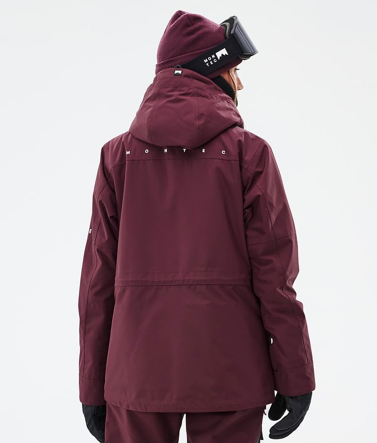 Montec Fawk W Snowboard Jacket Women Burgundy, Image 7 of 10