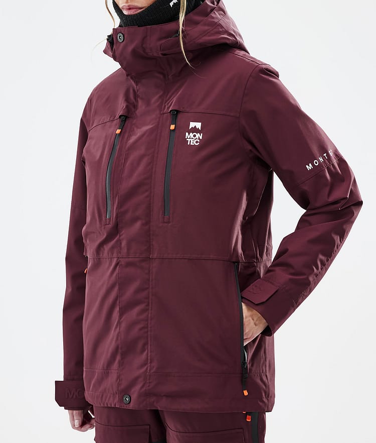 Montec Fawk W Ski jas Dames Burgundy, Image 8 of 10