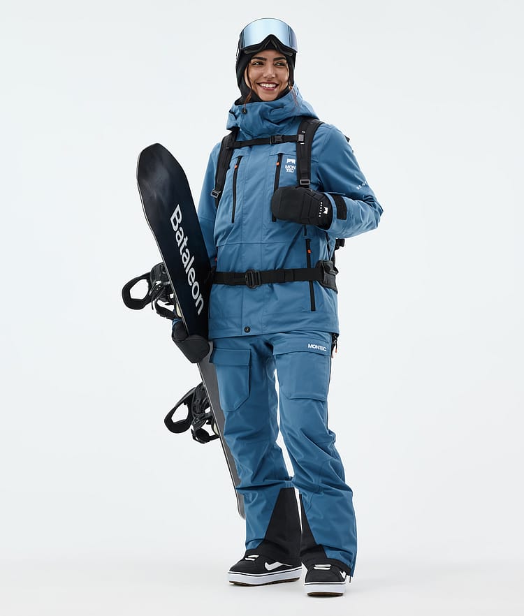 Montec Fawk W Snowboard Jacket Women Blue Steel, Image 2 of 9
