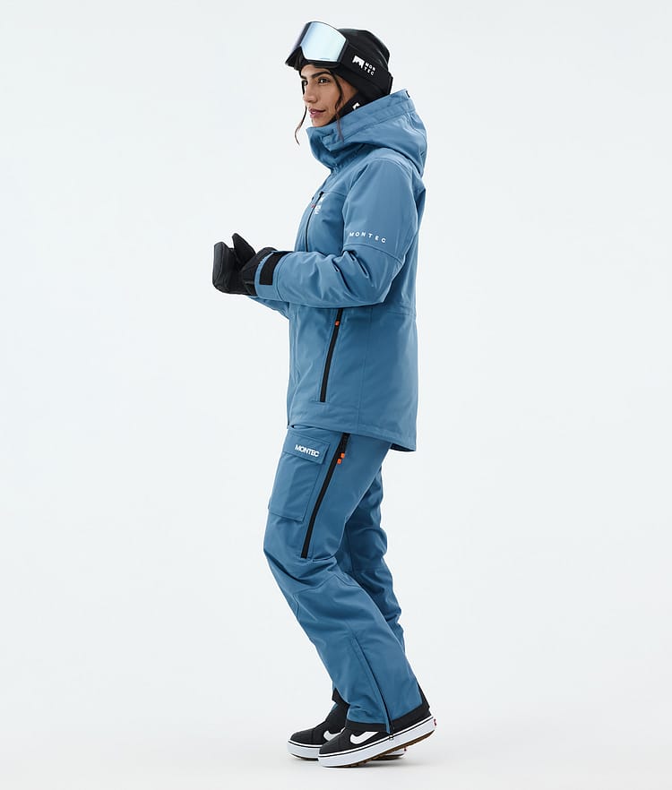 Montec Fawk W Snowboard Jacket Women Blue Steel, Image 3 of 9