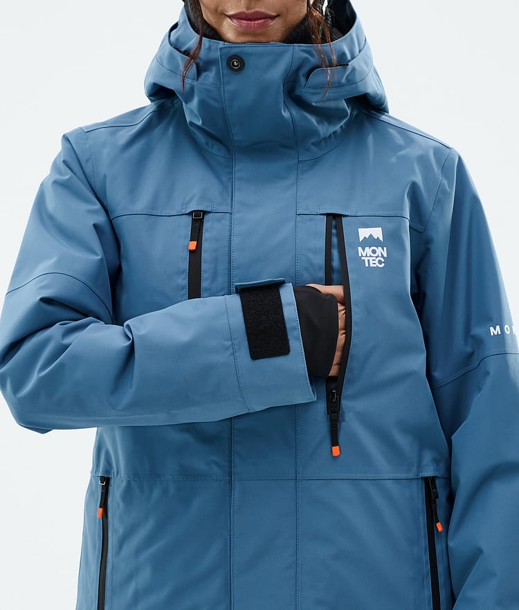 Montec Fawk W Ski Jacket Women Blue Steel, Image 8 of 9