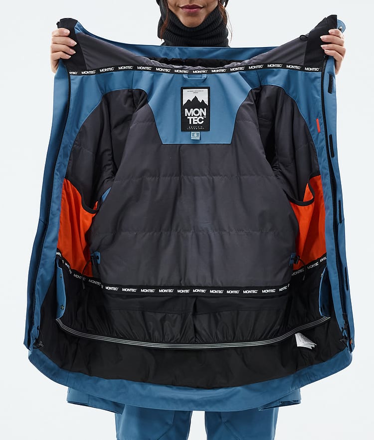 Montec Fawk W Snowboard Jacket Women Blue Steel, Image 9 of 9