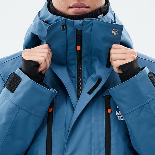 Front Zipper with Double Plackets