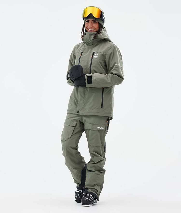 Fawk W Veste de Ski Femme Greenish, Image 2 of 9