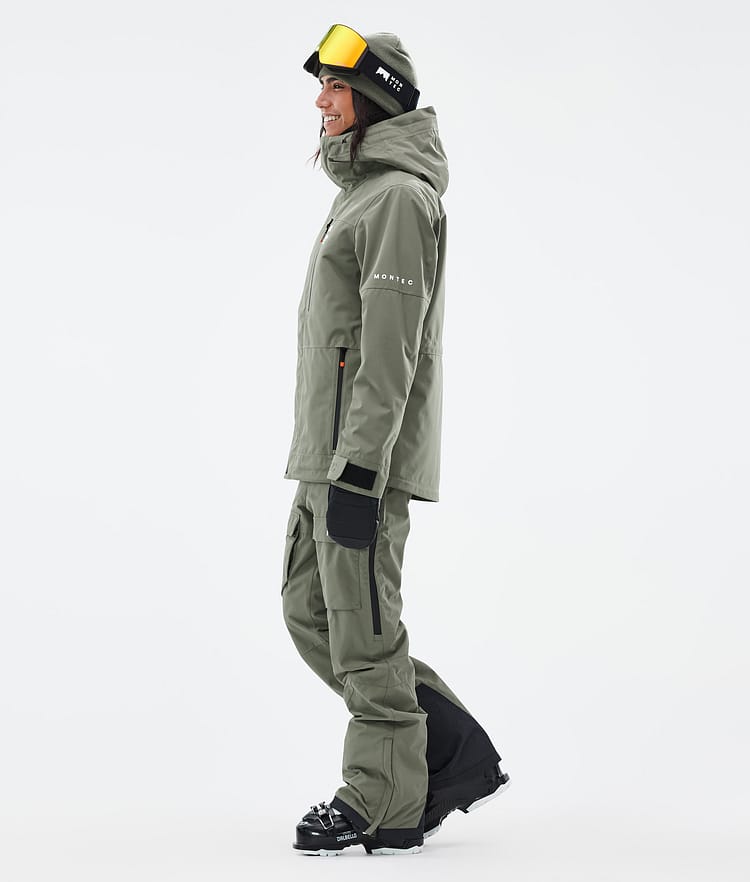 Fawk W Veste de Ski Femme Greenish, Image 3 of 9