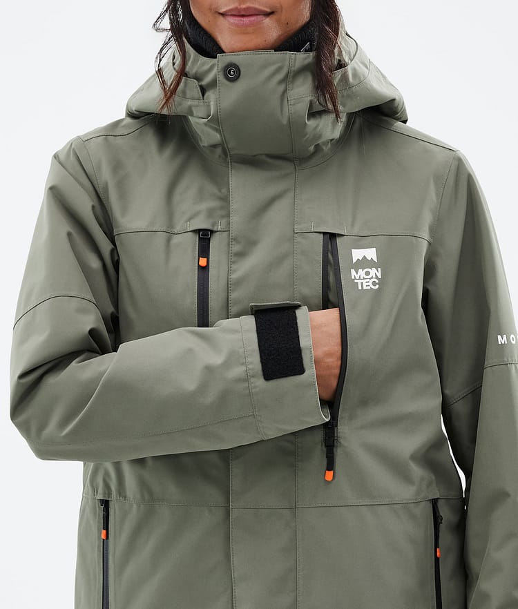 Fawk W Veste de Ski Femme Greenish, Image 8 of 9