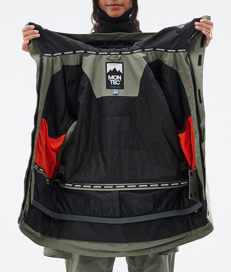 Fawk W Veste de Ski Femme Greenish, Image 9 of 9