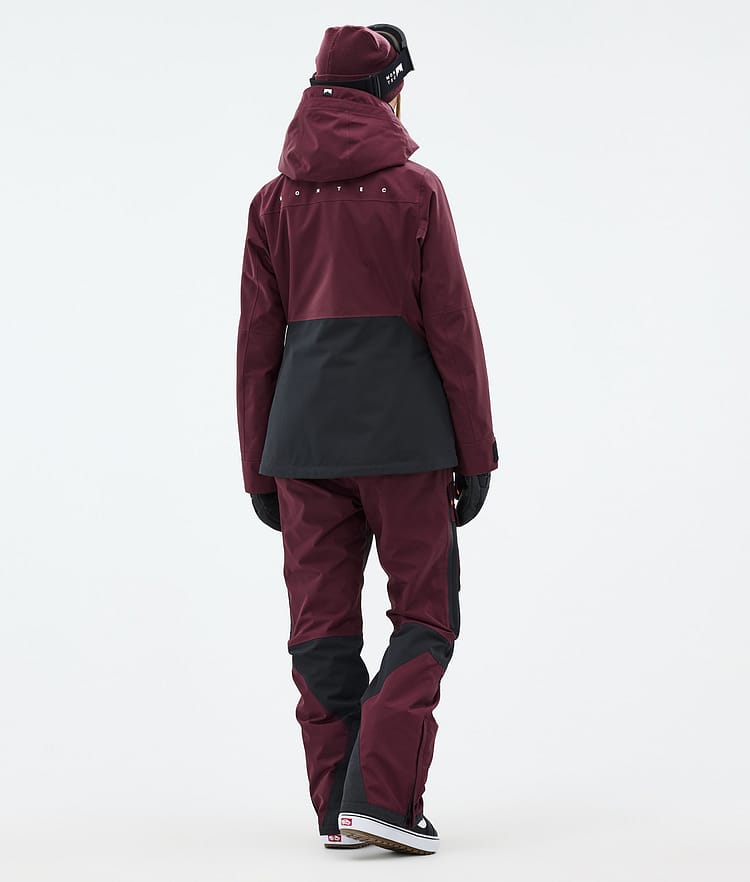 Montec Moss W Snowboard Jacket Women Burgundy/Black, Image 4 of 9