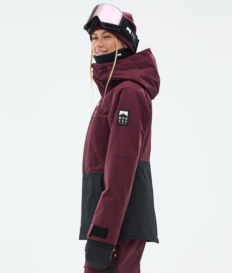 Montec Moss W Snowboard Jacket Women Burgundy/Black, Image 5 of 9