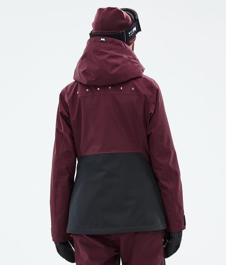 Montec Moss W Laskettelutakki Naiset Burgundy/Black, Image 6 of 9