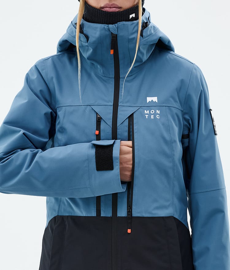 Montec Moss W Snowboard Jacket Women Blue Steel/Black, Image 8 of 9