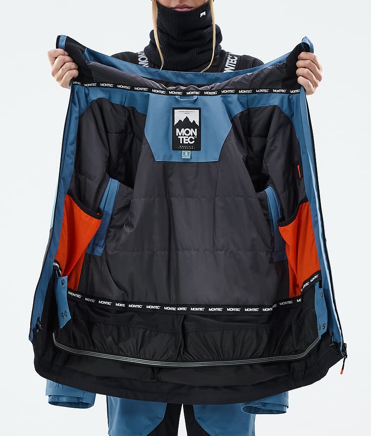 Montec Moss W Ski Jacket Women Blue Steel/Black, Image 9 of 9