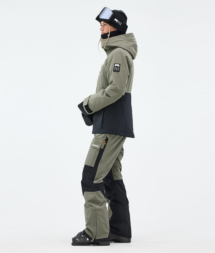 Montec Moss W Ski jas Dames Greenish/Black, Image 3 of 9