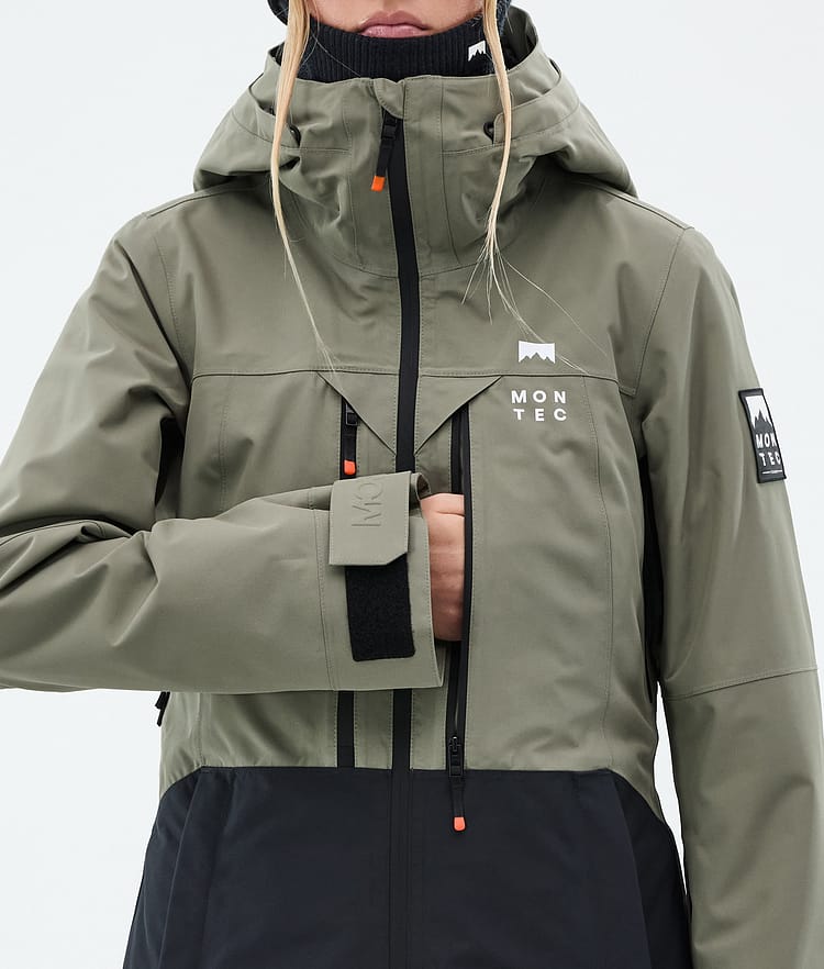 Montec Moss W Snowboard Jacket Women Greenish/Black, Image 8 of 9
