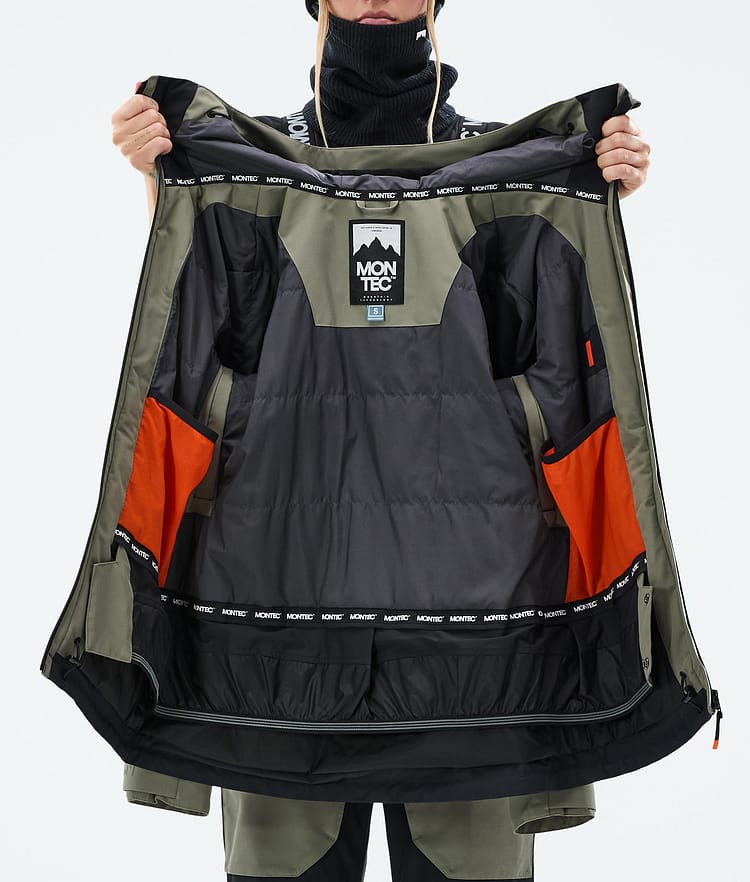 Montec Moss W Snowboard Jacket Women Greenish/Black, Image 9 of 9