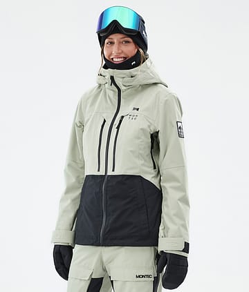 Moss W Snowboard Jacket Soft Green/Black