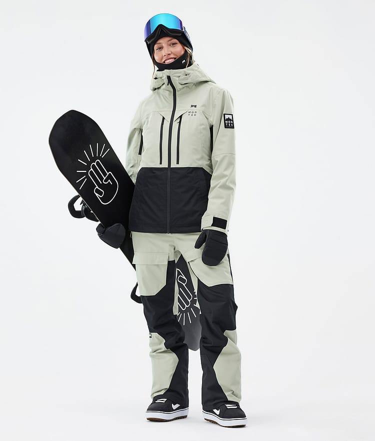 Montec Moss W Snowboard Jacket Women Soft Green/Black, Image 3 of 10