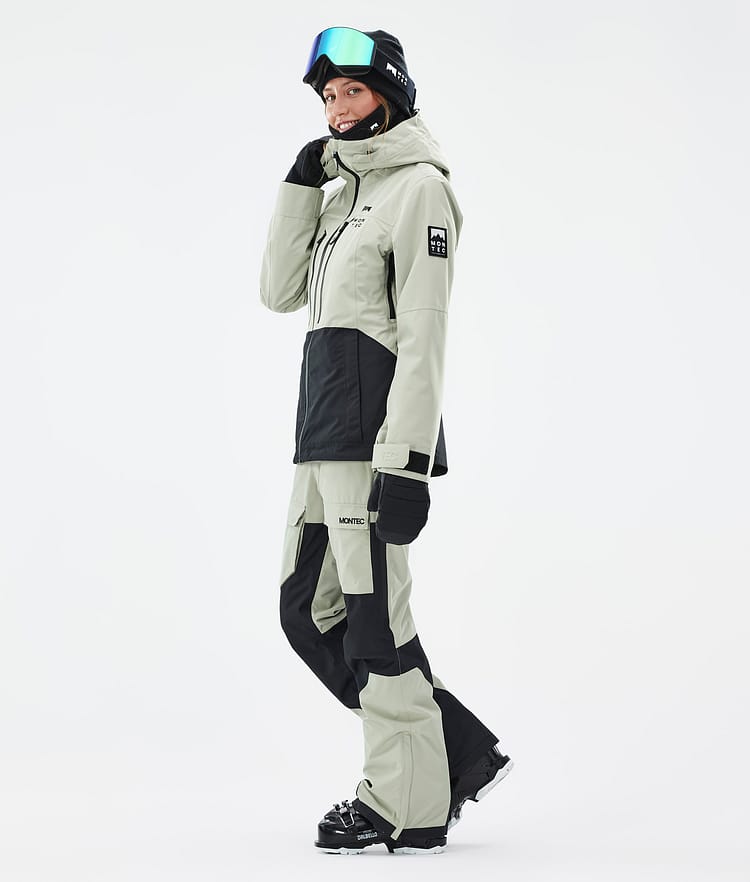 Montec Moss W Ski jas Dames Soft Green/Black, Image 4 of 10