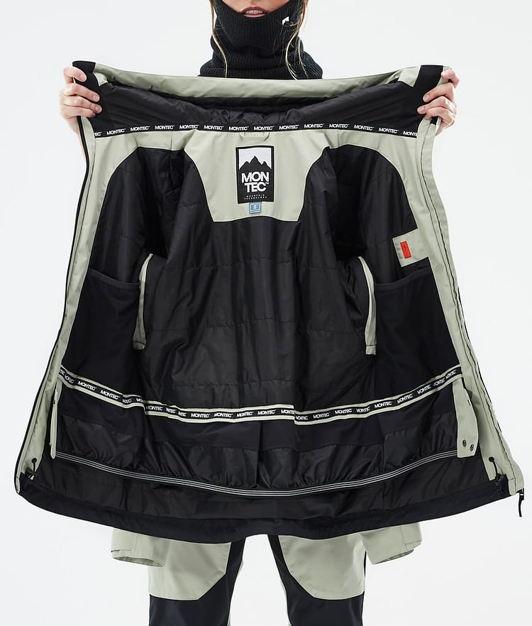 Montec Moss W Ski jas Dames Soft Green/Black, Image 10 of 10