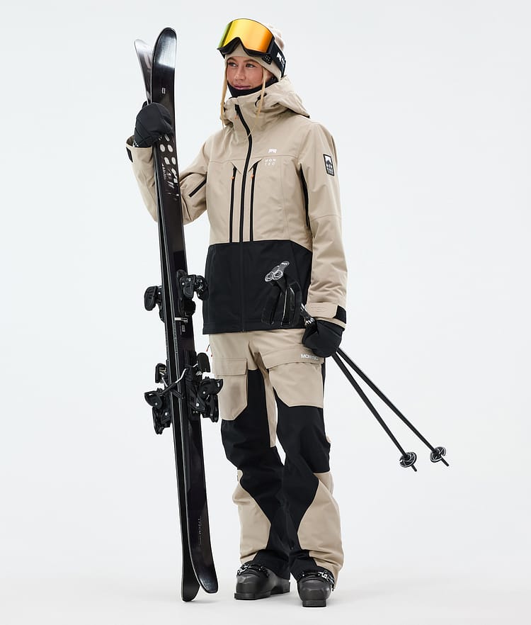Montec Fawk W Ski Pants Women Sand/Black, Image 3 of 8
